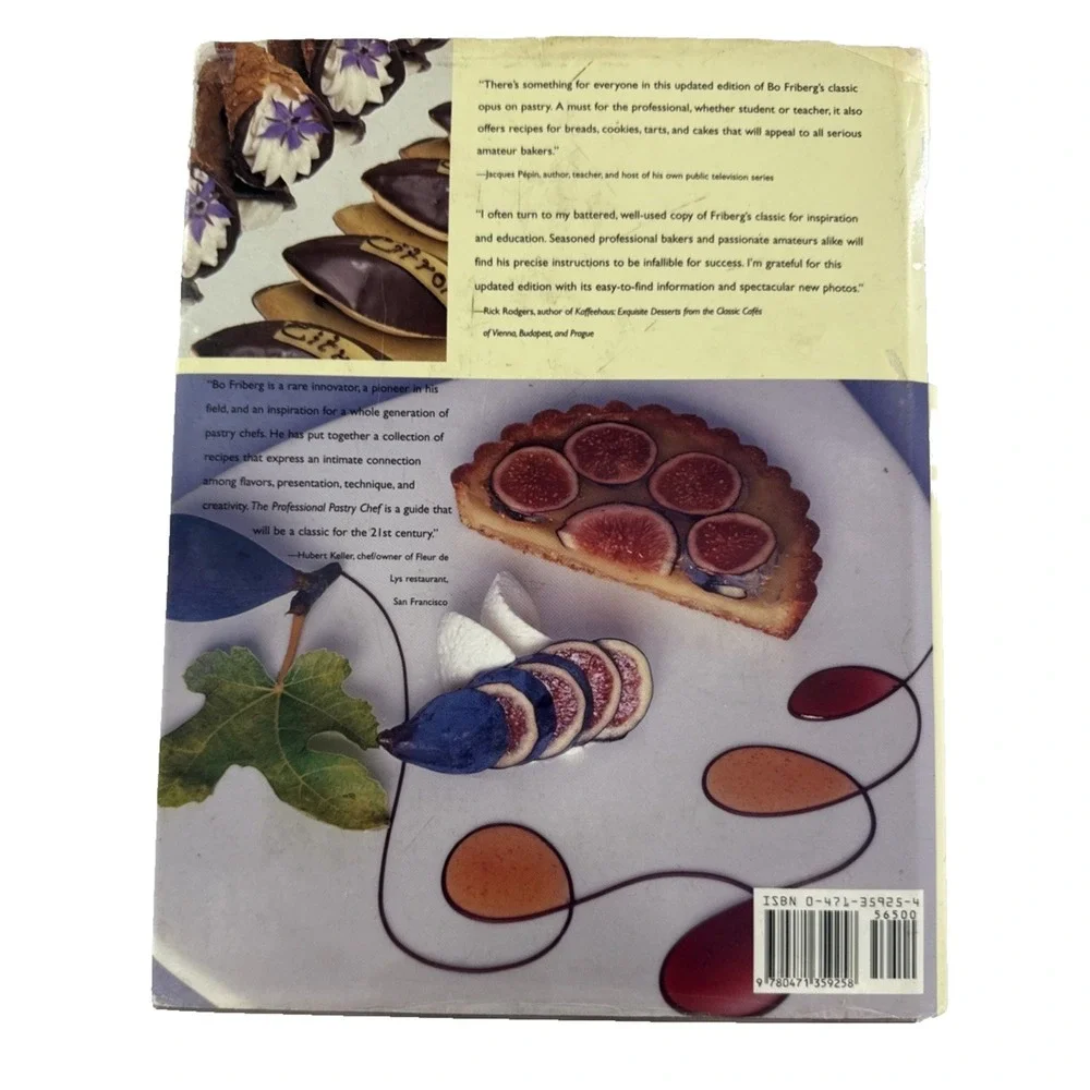 The Professional Pastry‎ Chef Fundamentals by Bo Friberg Hardcover